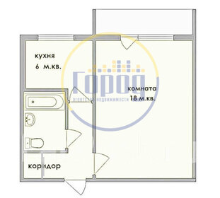 Квартира 29 м², 1-комнатная - изображение 5