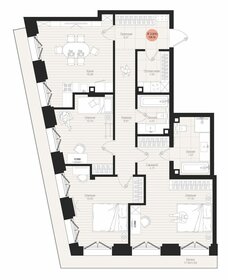 Квартира 108,2 м², 3-комнатная - изображение 2