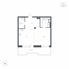 Квартира 63,5 м², 1-комнатная - изображение 3