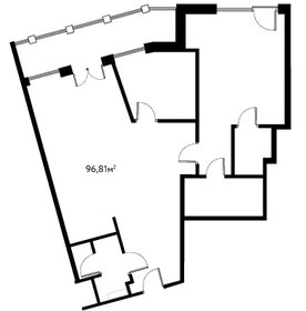 Квартира 96,8 м², 3-комнатные - изображение 1