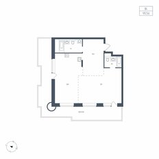 Квартира 95,5 м², 1-комнатная - изображение 3