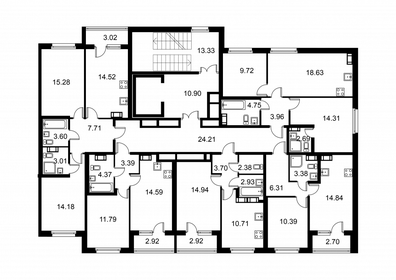 Квартира 59,6 м², 2-комнатная - изображение 2