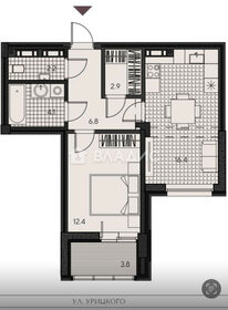 Квартира 50,5 м², 1-комнатная - изображение 1