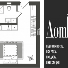 Квартира 26 м², студия - изображение 4