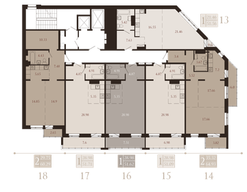 Квартира 60,3 м², 2-комнатная - изображение 2