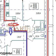 Квартира 56 м², 2-комнатная - изображение 2