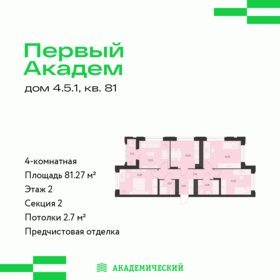 Квартира 81,3 м², 4-комнатная - изображение 1