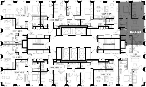Квартира 59,4 м², 2-комнатная - изображение 2