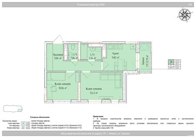 Квартира 49,4 м², 2-комнатная - изображение 1