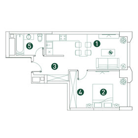 Квартира 47,7 м², 2-комнатная - изображение 2