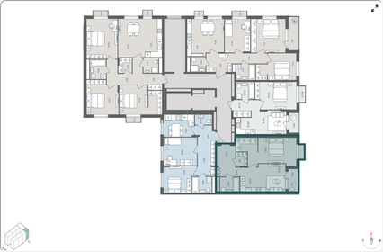 Квартира 45,9 м², 2-комнатная - изображение 2