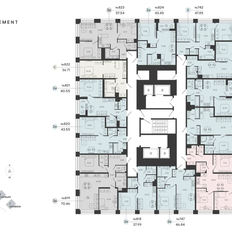 Квартира 43,5 м², 1-комнатная - изображение 2