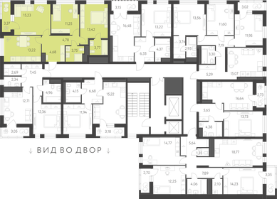 Квартира 71,8 м², 3-комнатная - изображение 2