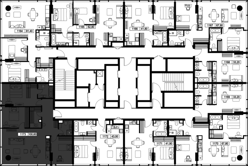 151 м², 4-комнатные апартаменты 82 500 000 ₽ - изображение 130