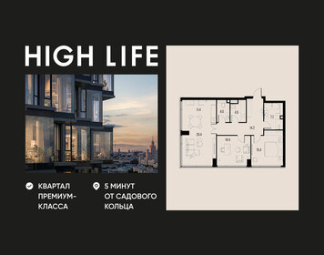 Квартира 91,7 м², 3-комнатная - изображение 1