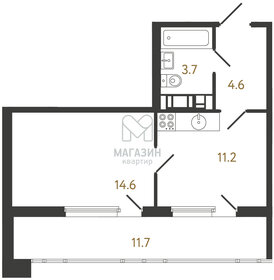 Квартира 40 м², 1-комнатная - изображение 1