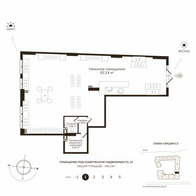Квартира 100,1 м², 1-комнатные - изображение 1