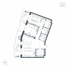 Квартира 104,7 м², 1-комнатная - изображение 4