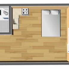 Квартира 22 м², студия - изображение 3