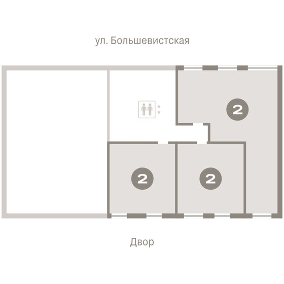81,5 м², 2-комнатная квартира 144 192 000 ₽ - изображение 23
