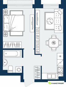 Квартира 36,5 м², 1-комнатная - изображение 1