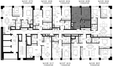 Квартира 41 м², 1-комнатная - изображение 3