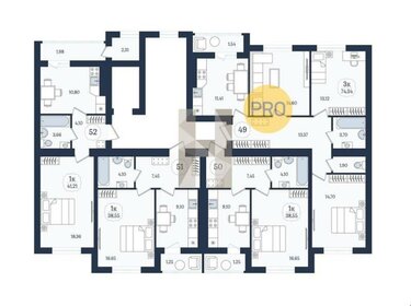 Квартира 41,2 м², 1-комнатная - изображение 4