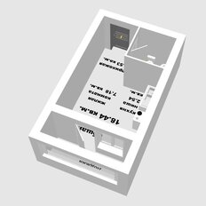 Квартира 18,4 м², студия - изображение 4