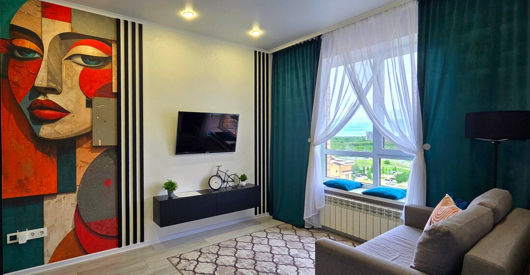53 м², квартира-студия 6 000 ₽ в сутки - изображение 39