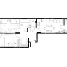 Квартира 60,6 м², 3-комнатная - изображение 2