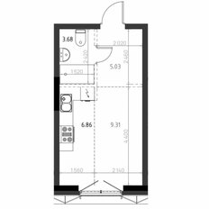 Квартира 24,9 м², студия - изображение 2
