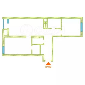 Квартира 68,6 м², 2-комнатная - изображение 1