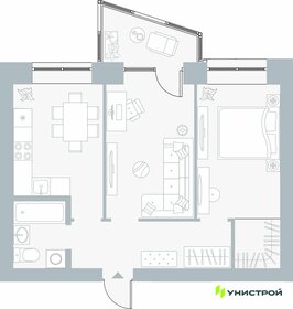 Квартира 51,9 м², 2-комнатная - изображение 1