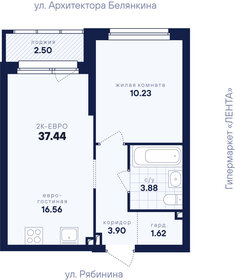 Квартира 37,4 м², 1-комнатная - изображение 2