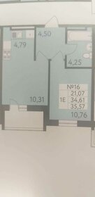 Квартира 35,6 м², 1-комнатная - изображение 4