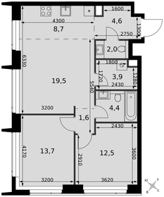 Квартира 70,9 м², 3-комнатная - изображение 1