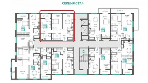 Квартира 58,6 м², 2-комнатная - изображение 1