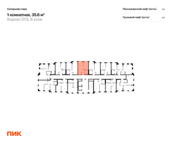 Квартира 35,6 м², 1-комнатная - изображение 2
