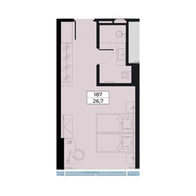 Квартира 26,7 м², студия - изображение 1
