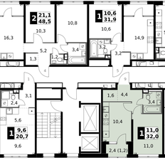 Квартира 32 м², 1-комнатная - изображение 3