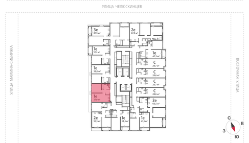 Квартира 37 м², 1-комнатная - изображение 3