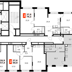 Квартира 112,7 м², 4-комнатная - изображение 3