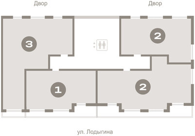 Квартира 61,5 м², 1-комнатная - изображение 2