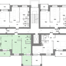 Квартира 65,7 м², 2-комнатная - изображение 2