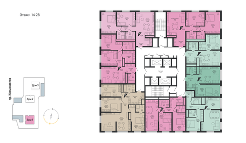 Квартира 67,6 м², 3-комнатная - изображение 2