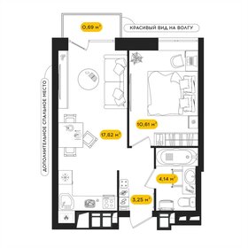 Квартира 36,5 м², 1-комнатная - изображение 1