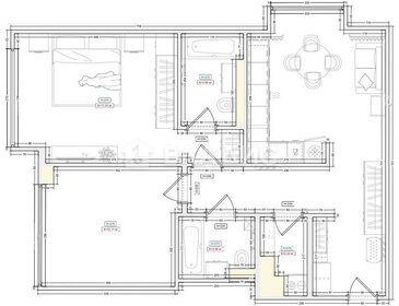 Квартира 66,2 м², 2-комнатная - изображение 1