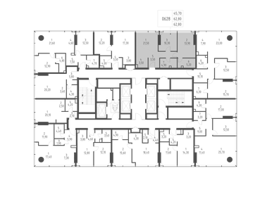 Квартира 62,8 м², 2-комнатная - изображение 3