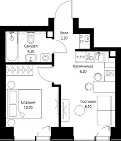 Квартира 31,5 м², 1-комнатная - изображение 2