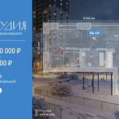 Квартира 36,5 м², студия - изображение 2